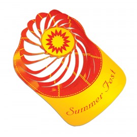 Logo Branded Spiral Baseball Costume Hat
