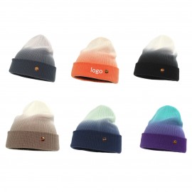 Customized Tie Dyed Knitted Hat