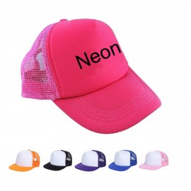 Neon Trucker Mesh Cap with Logo  Neon Trucker Mesh Cap with Logo