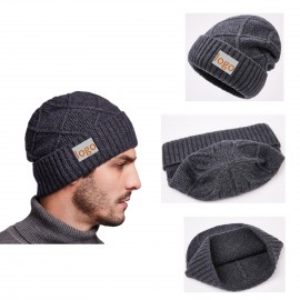 Men Hat Winter Warm with Logo  Men Hat Winter Warm with Logo
