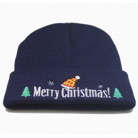 Personalized Christmas Knitted Beanie  Personalized Christmas Knitted Beanie