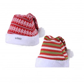 Logo Branded Santa Hat Christmas Ball Ornament Hats