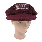 Custom Imprinted Crocheted Billed Tam Hat