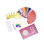 Logo Embroidered Mini Party Hat Making Sets