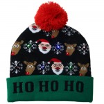 Christmas Hat Knitted with Logo