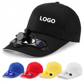 Solar Power Fan Cap Unisex Outdoor Fishing Baseball Cap with Logo  Solar Power Fan Cap Unisex Outdoor Fishing Baseball Cap with Logo