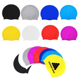 Soft Silicone Swim Cap with Logo  Soft Silicone Swim Cap with Logo