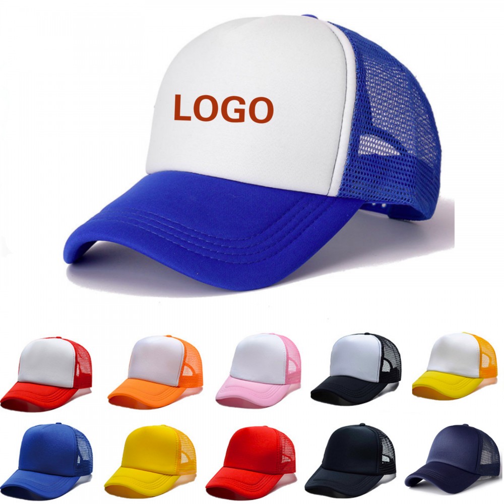 Adjustable Washed Mesh Back Trucker Cap Baseball Hat Custom Imprinted Adjustable Washed Mesh Back Trucker Cap Baseball Hat Custom Imprinted