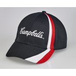 Logo Embroidered 6 Panel Cap with Applique trim