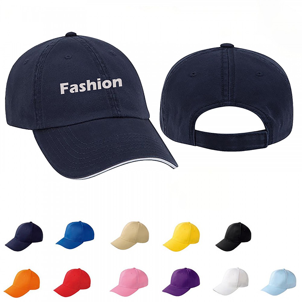 Washed Cotton Twill Cap Branded Washed Cotton Twill Cap Branded