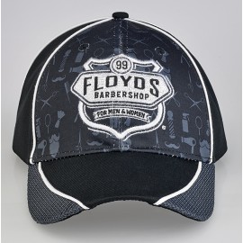 Branded 6 panel cap, Visor trim and piping detail, design your own!