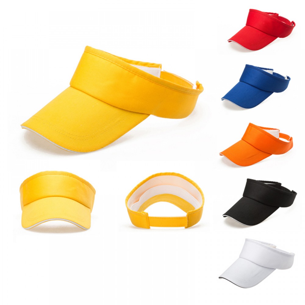 Logo Embroidered Polyester Visor Logo Embroidered Polyester Visor