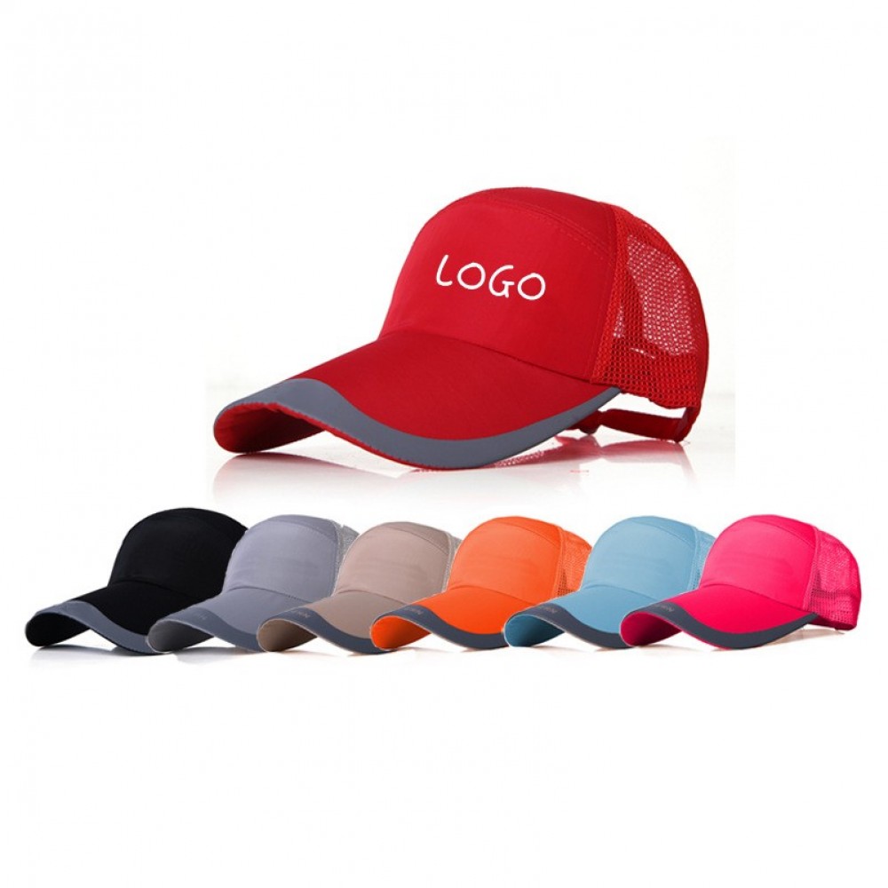 Logo Branded Mesh Baseball Cap
