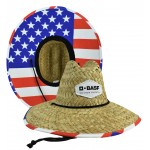 Custom Imprinted Custom Unisex Lifeguard Straw Hat