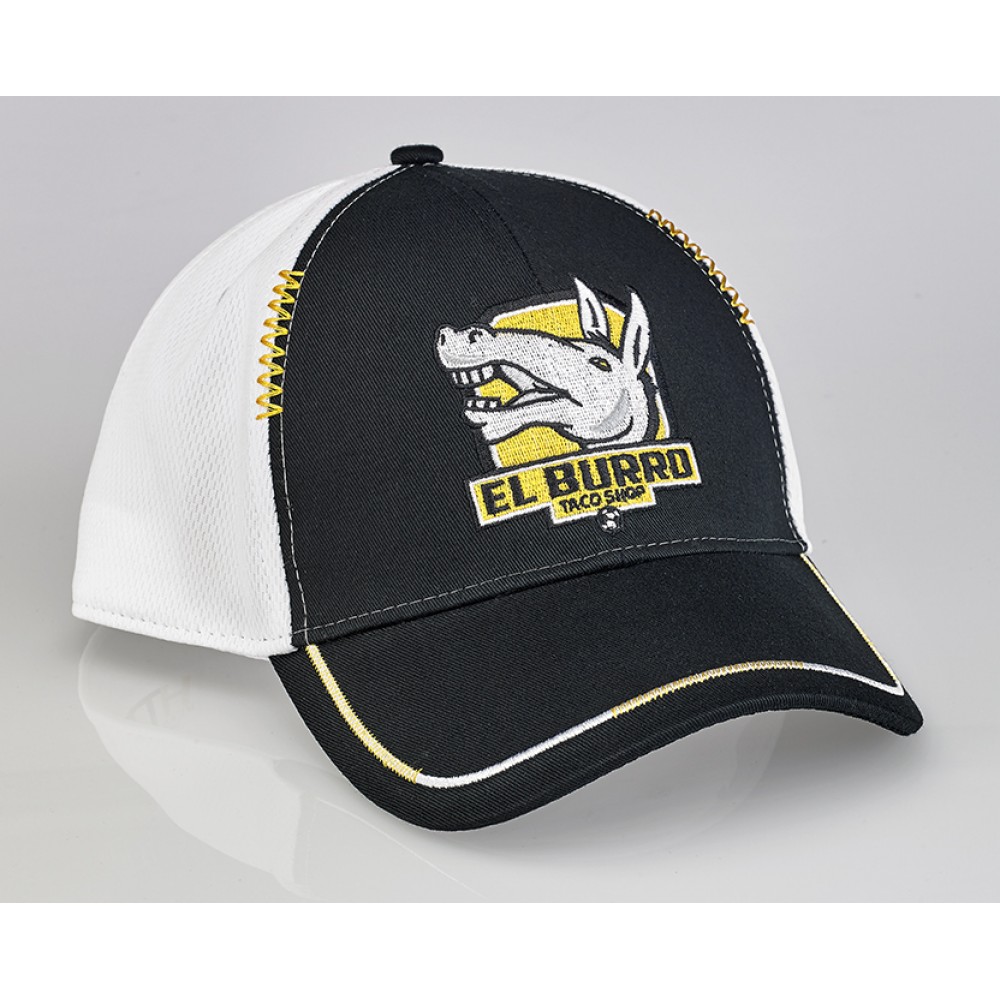 Branded 6 panel cap, Contrast zig zag embroidery detail, design your own! Branded 6 panel cap, Contrast zig zag embroidery detail, design your own!
