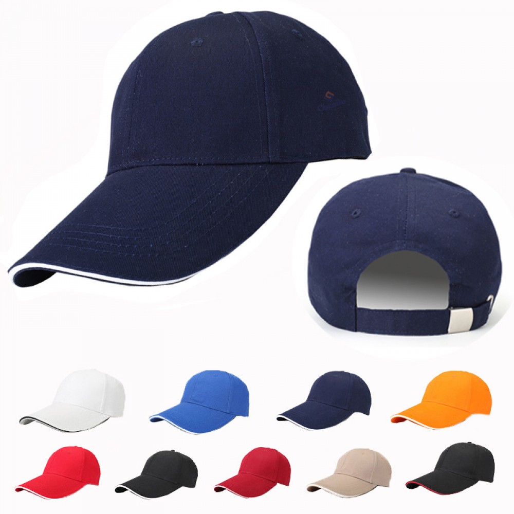 Cotton Outdoor 6-Panel Baseball Cap Branded Cotton Outdoor 6-Panel Baseball Cap Branded