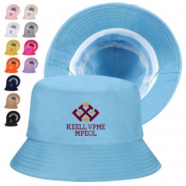 Cotton Bucket Hat with Logo