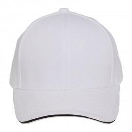Promotional Recycled Cotton Twill 6 Panel Split Peak Ballcap