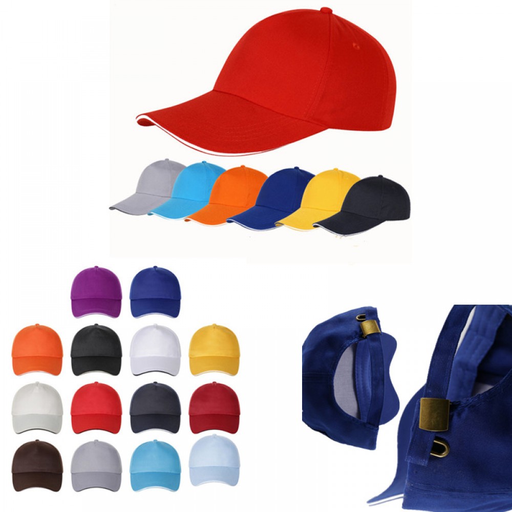 Custom Imprinted Cotton Baseball Cap/Peak Cap Custom Imprinted Cotton Baseball Cap/Peak Cap