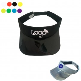 Unisex Plastic Sun Visors Hat with Logo  Unisex Plastic Sun Visors Hat with Logo