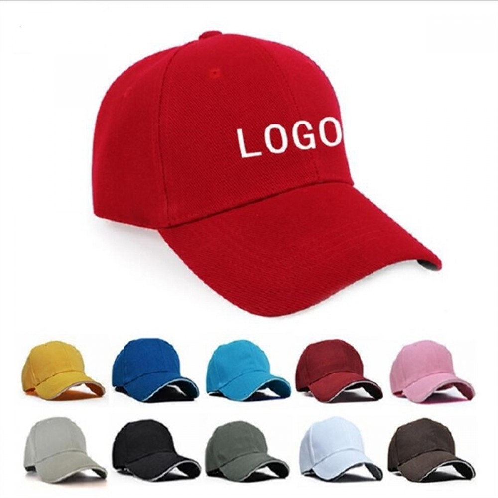 Cap With Adjustable Strap Hat with Logo