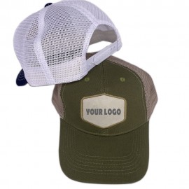 Mesh Back Cotton Cap with Logo  Mesh Back Cotton Cap with Logo