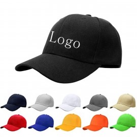 6 Panel Polyester Hat Adult/Kid with Logo