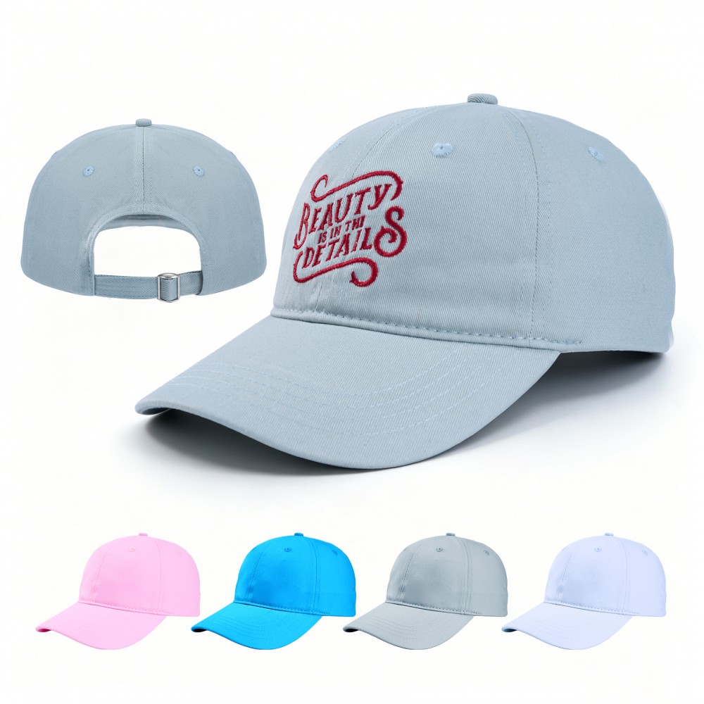 Promotional 6-Panel Unstructured Cotton Twill Dad Cap