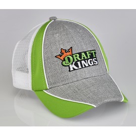 Mesh back contrast piping cap Branded