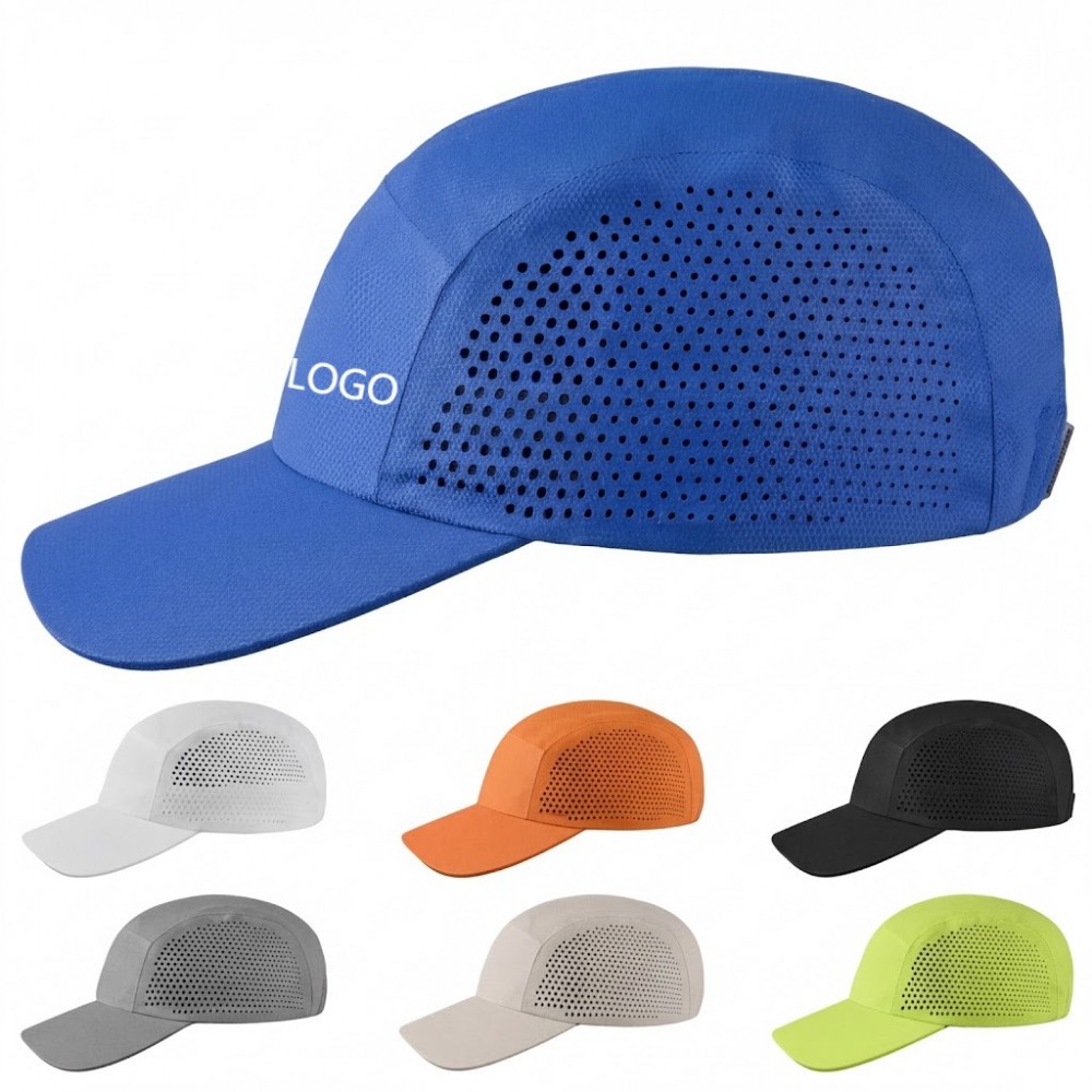 Lightweight Polyester Quick Dry Running Cap with Logo