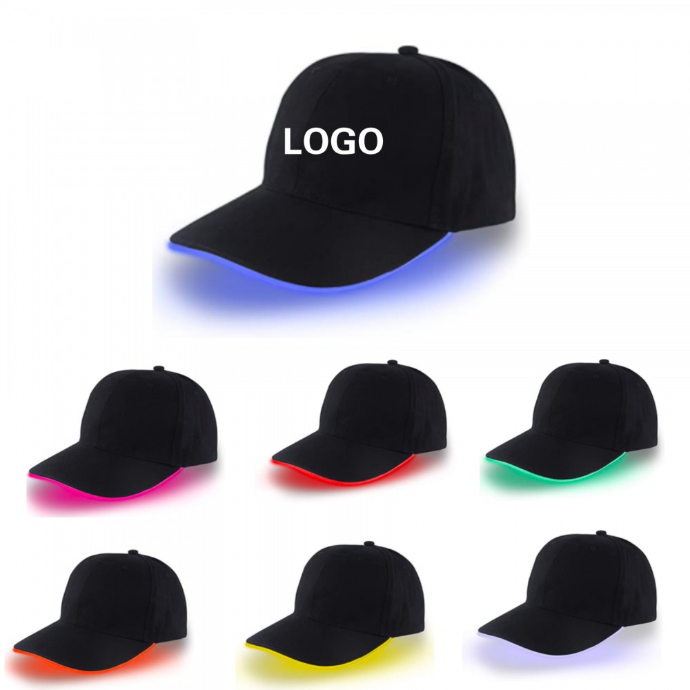 Outdoor Sport LED Glow Baseball Cap Trucker Hat Branded Outdoor Sport LED Glow Baseball Cap Trucker Hat Branded