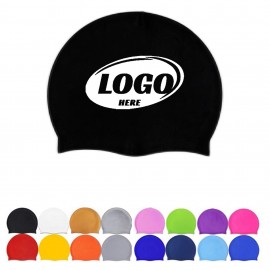 Silicone Swimming Cap Durable & Flexible Swimming Caps with Logo