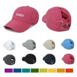 Promotional Dry Fit Ponytail Baseball Cap  Promotional Dry Fit Ponytail Baseball Cap