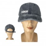 Distressed Baseball Caps with Logo