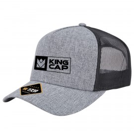 Sustainable Fabric Ace 5-Panel Trucker Mesh Back Cap with Logo