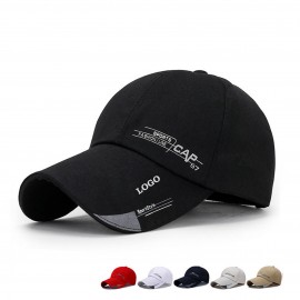 Extended Brim Baseball Cap Sun Hats with Logo  Extended Brim Baseball Cap Sun Hats with Logo