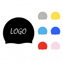 Silicone Swimming Cap with Logo