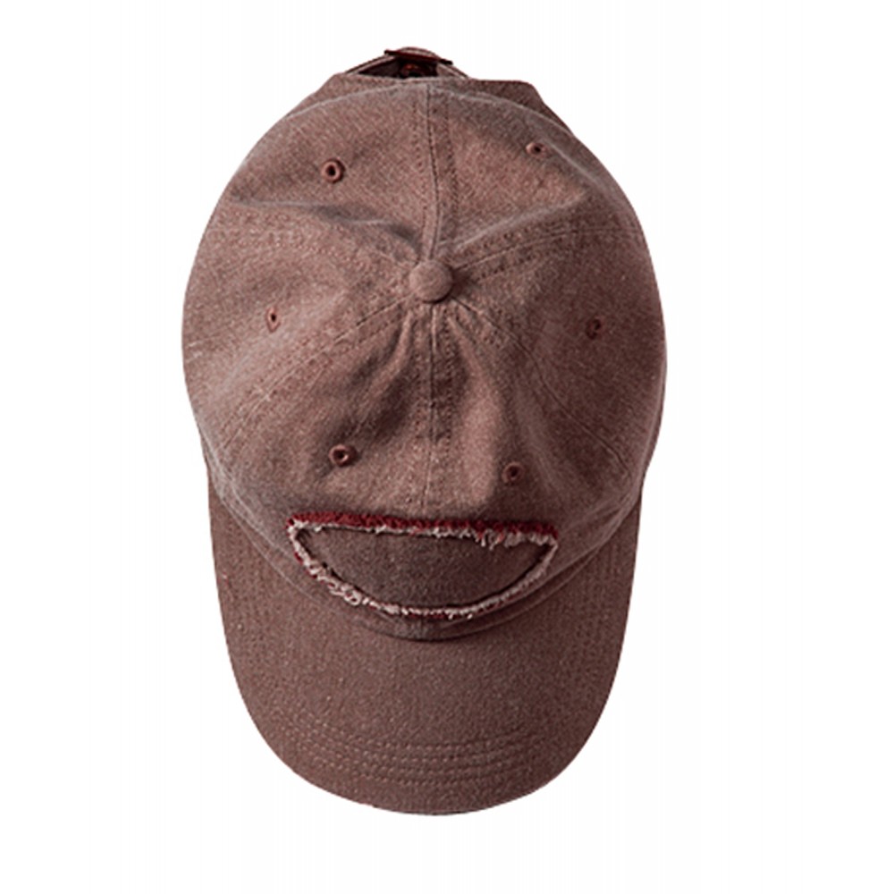 Authentic Pigment Accessories Pigment-Dyed Raw-Edge Patch Baseball Cap Logo Embroidered Authentic Pigment Accessories Pigment-Dyed Raw-Edge Patch Baseball Cap Logo Embroidered