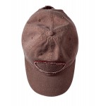 Authentic Pigment Accessories Pigment-Dyed Raw-Edge Patch Baseball Cap Logo Embroidered