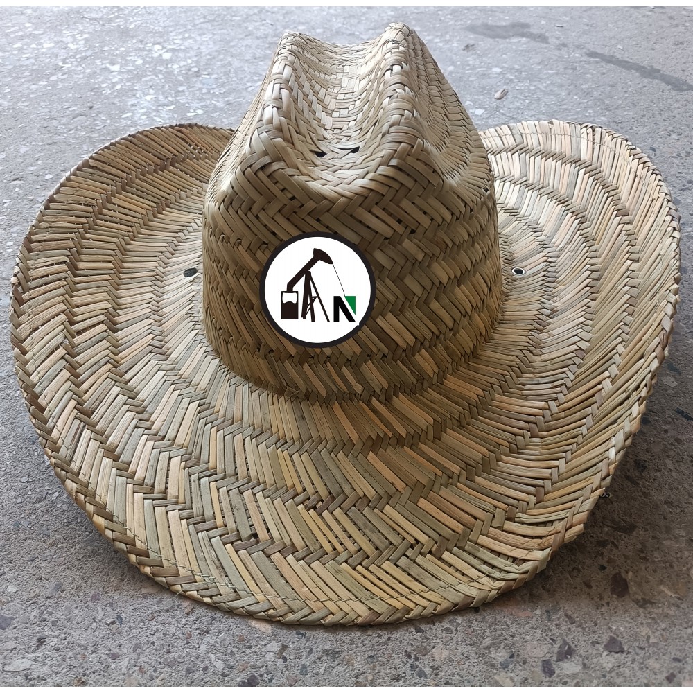 Branded Lifeguard Style Straw Cowboy Hat