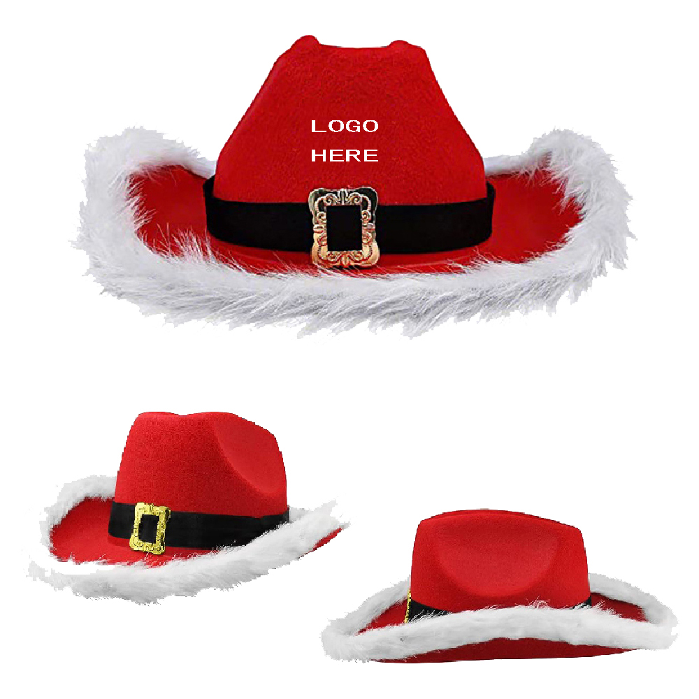 Customized Santa Claus Cowgirl Hat Customized Santa Claus Cowgirl Hat