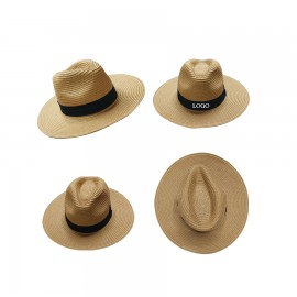 Logo Printed Straw Cowboy Hat