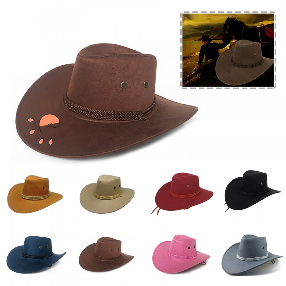 Promotional Suede Cowboy - Bravamarketing.com | Western Hats
