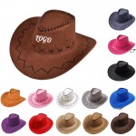 Custom Retro Suede Knight Cowboy Hat
