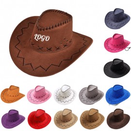 Custom Retro Suede Knight Cowboy Hat  Custom Retro Suede Knight Cowboy Hat