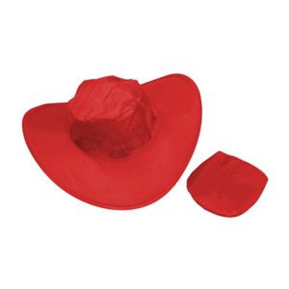 Personalized Foldable Cowboy Hat With Pouch Personalized Foldable Cowboy Hat With Pouch