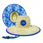 Personalized Lifeguard-Style Adult Hat w/Woven Patch