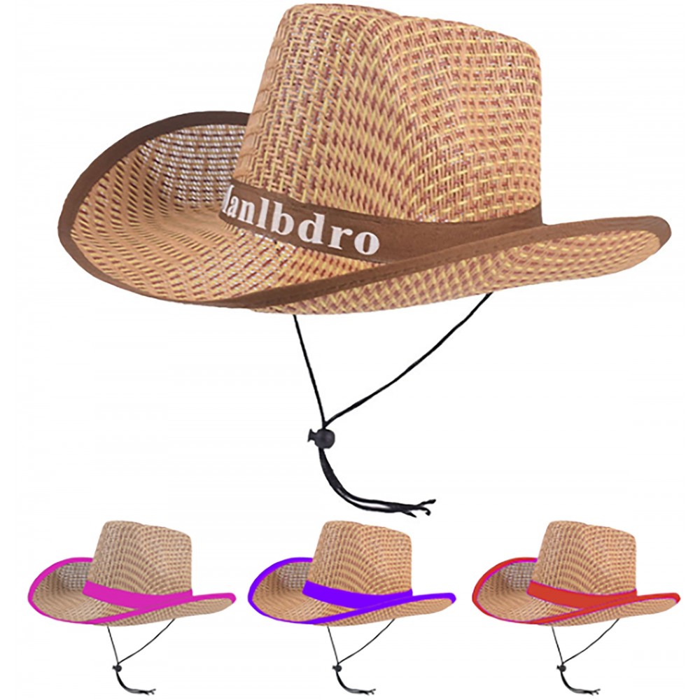 Customized Straw Cowboy Hat