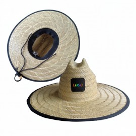Personalized Summer Cowboy Straw Hat-MOQ is 50 pcs