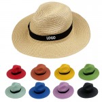 Branded Unisex Travel Straw Hat